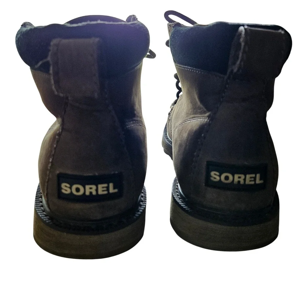 Sorel‎ Chukka Moc Boots Mens 10.5 Brown Lace Up Waterproof EUC